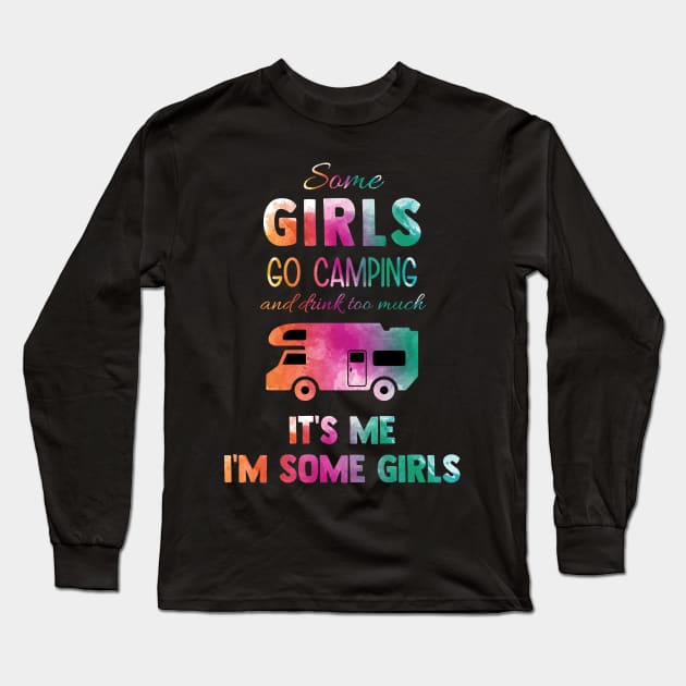 Camping Girl Long Sleeve T-Shirt by NewUs